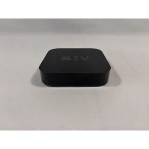 Apple TV 3rd Gen A1469 Black Streaming Player Console w/ Power Cord NO REMOTE